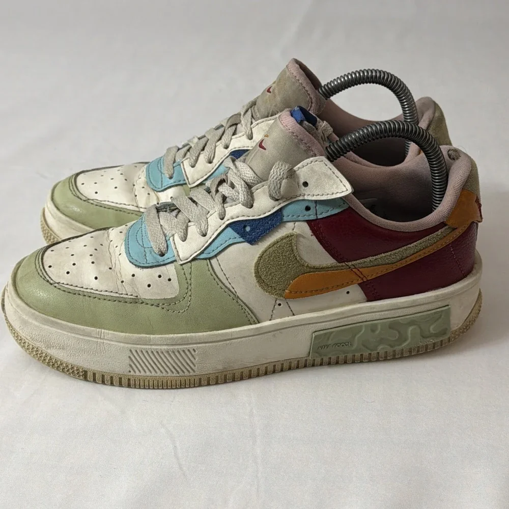 Nike Air Force 1 Fontanka Women's Size 8.5 Men's  7 DO6719-100 (heel Wear) Shoes